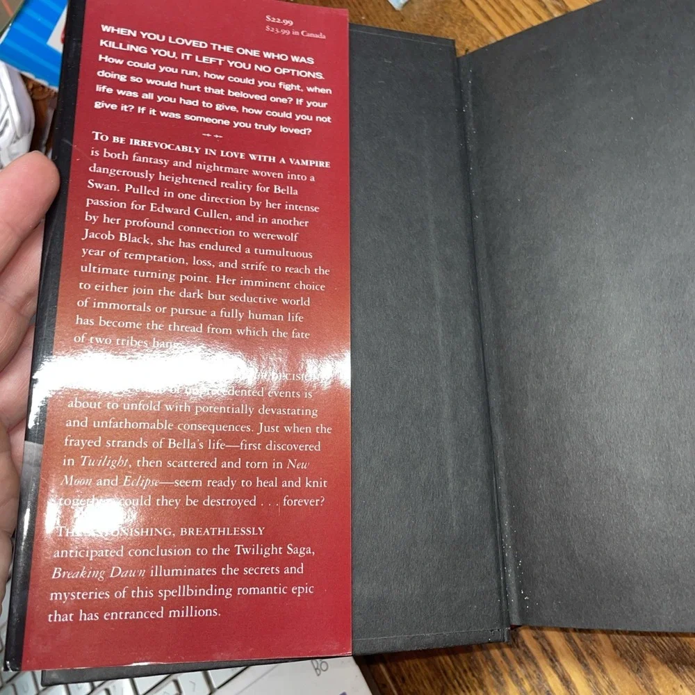 Breaking‎ Dawn Hardcover 1st Edition 1st Printing Twilight Saga Stephenie Meyer